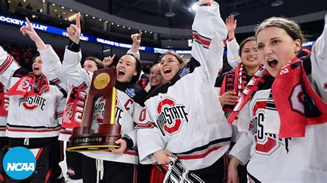 Ohio state women's hockey - Wisconsin upset No. 1 seed Ohio State in the NCAA hockey national title game in Duluth, Minnesota, on Sunday, capturing an unprecedented seventh championship at the …